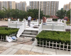 黨建廣場(chǎng)漢白(bái)玉石欄杆