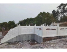 漢白(bái)玉石材欄杆